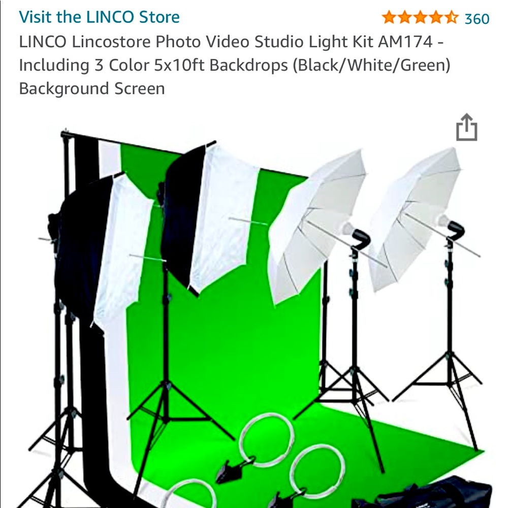 Lighting Kit for Photo/Video by LINCO Inc
